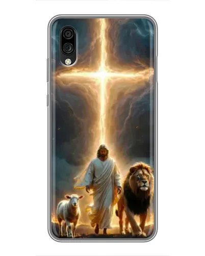 Чехол для ZTE Blade A5 (2020) с картинкой «Лев Иуды и Свет»
