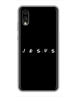 Чехол для ZTE Blade A5 (2020) с картинкой «Точки веры J.E.S.U.S.»