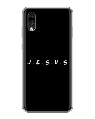 Чехол для ZTE Blade A5 (2020) с картинкой «Точки веры J.E.S.U.S.»