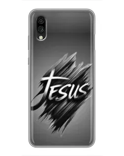 Чехол для ZTE Blade A5 (2020) с картинкой «Надпись Jesus Graffiti»