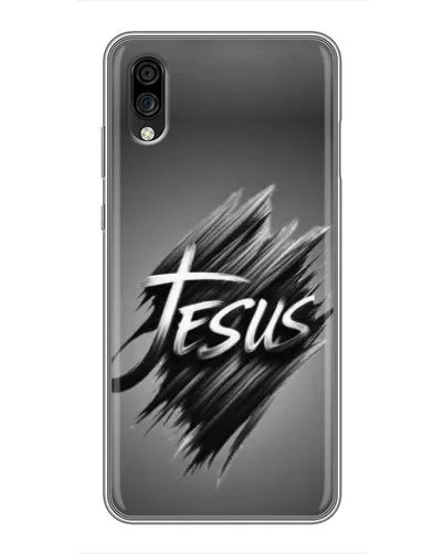 Чехол для ZTE Blade A5 (2020) с картинкой «Надпись Jesus Graffiti»