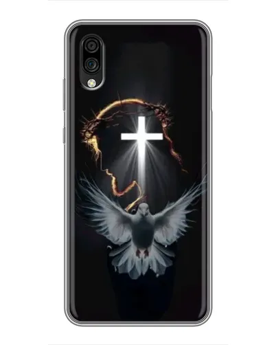 Чехол для ZTE Blade A5 (2020) с картинкой «Голубь и Свет»