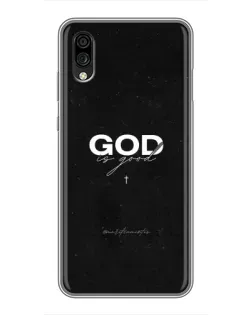 Чехол для ZTE Blade A5 (2020) с картинкой «GOD — Бог над всем»
