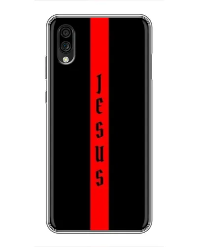 Чехол для ZTE Blade A5 (2020) с картинкой «Красная линия веры»