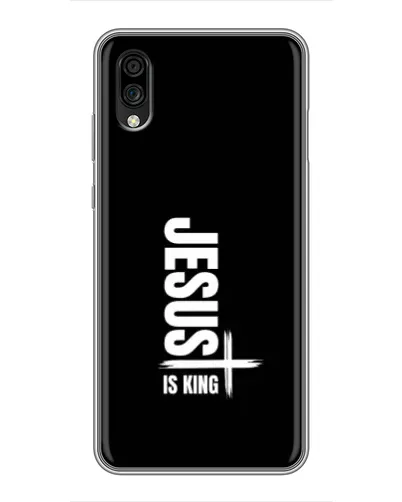 Чехол для ZTE Blade A5 (2020) с картинкой «Вертикаль веры Jesus»