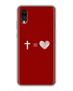 Чехол для ZTE Blade A5 (2020) с картинкой «Уравнение любви» Чехол для ZTE Blade A5 (2020) с картинкой «Уравнение любви»