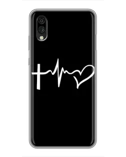Чехол для ZTE Blade A5 (2020) с картинкой «Пульс веры» Чехол для ZTE Blade A5 (2020) с картинкой «Пульс веры»