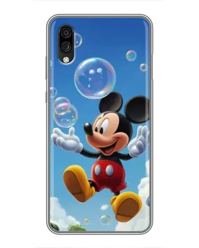 Чехол для ZTE Blade A5 (2020) с картинкой «Mickey и мыльные пузыри»