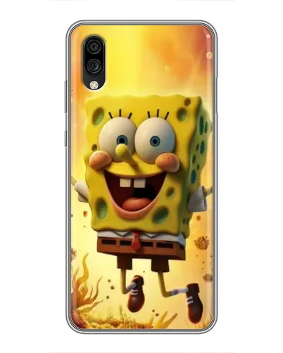 Чехол для ZTE Blade A5 (2020) с картинкой «Губка Боб прыгает» Чехол для ZTE Blade A5 (2020) с картинкой «Губка Боб прыгает»