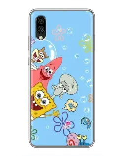 Чехол для ZTE Blade A5 (2020) с картинкой «Веселые пузырьки»