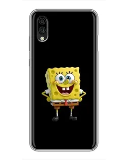 Чехол для ZTE Blade A5 (2020) с картинкой «Классический Губка Боб»