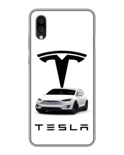 Чехол для ZTE Blade A5 (2020) с картинкой «Tesla White Style» Чехол для ZTE Blade A5 (2020) с картинкой «Tesla White Style»