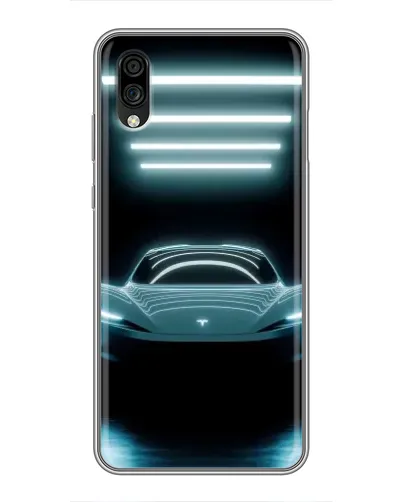 Чехол для ZTE Blade A5 (2020) с картинкой «Tesla в неоне» Чехол для ZTE Blade A5 (2020) с картинкой «Tesla в неоне»