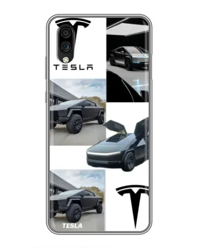 Чехол для ZTE Blade A5 (2020) с картинкой «Коллаж Cybertruck Tesla» Чехол для ZTE Blade A5 (2020) с картинкой «Коллаж Cybertruck Tesla»
