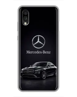 Чехол для ZTE Blade A5 (2020) с картинкой «Mercedes — решетка радиатора»