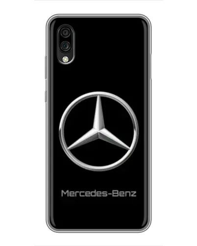 Чехол для ZTE Blade A5 (2020) с картинкой «Mercedes Silver Logo»