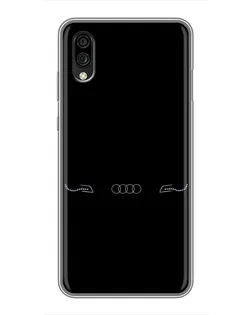 Чехол для ZTE Blade A5 (2020) с картинкой «Audi — световой подпись» Чехол для ZTE Blade A5 (2020) с картинкой «Audi — световой подпись»