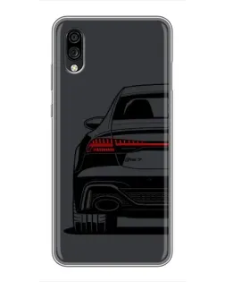 Чехол для ZTE Blade A5 (2020) с картинкой «Задняя часть Audi — арт»