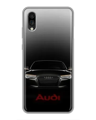 Чехол для ZTE Blade A5 (2020) с картинкой «Audi — градиентный контур»