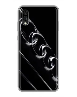 Чехол для ZTE Blade A5 (2020) с картинкой «Audi — абстрактные кольца»