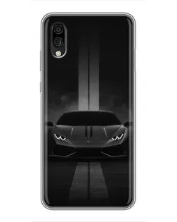 Чехол для ZTE Blade A5 (2020) с картинкой «Lamborghini симметрия дорог»
