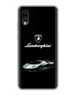 Чехол для ZTE Blade A5 (2020) с картинкой «Логотип Lamborghini классика»