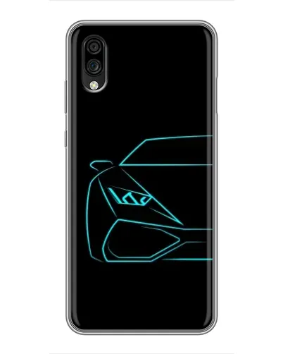 Чехол для ZTE Blade A5 (2020) с картинкой «Голубой силуэт Lamborghini» Чехол для ZTE Blade A5 (2020) с картинкой «Голубой силуэт Lamborghini»