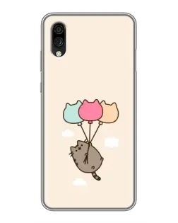 Чехол для ZTE Blade A5 (2020) с картинкой «Пушин на шариках»