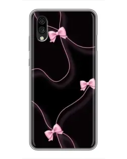 Чехол для ZTE Blade A5 (2020) с картинкой «Розовые ленты»