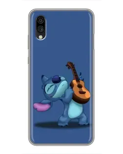 Чехол для ZTE Blade A5 (2020) с картинкой «Стич с укулеле»