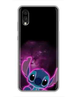 Чехол для ZTE Blade A5 (2020) с картинкой «Неоновый Stitch»