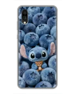 Чехол для ZTE Blade A5 (2020) с картинкой «Стич и голубика»