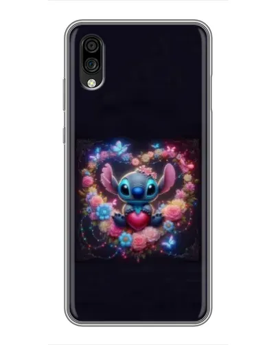 Чехол для ZTE Blade A5 (2020) с картинкой «Stitch в цветах» Чехол для ZTE Blade A5 (2020) с картинкой «Stitch в цветах»