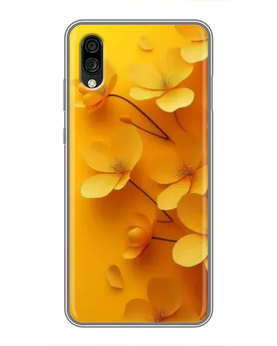 Чехол для ZTE Blade A5 (2020) с картинкой «Золотые лепестки»