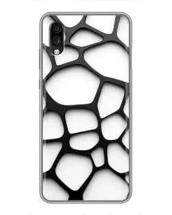 Чехол для ZTE Blade A5 (2020) с картинкой «Белая объемная сетка» Чехол для ZTE Blade A5 (2020) с картинкой «Белая объемная сетка»