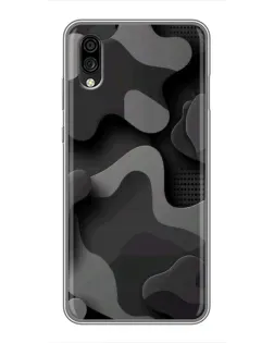 Чехол для ZTE Blade A5 (2020) с картинкой «Темный абстрактный камуфляж» Чехол для ZTE Blade A5 (2020) с картинкой «Темный абстрактный камуфляж»