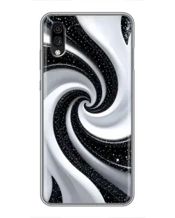 Чехол для ZTE Blade A5 (2020) с картинкой «Черно-белая спираль» Чехол для ZTE Blade A5 (2020) с картинкой «Черно-белая спираль»