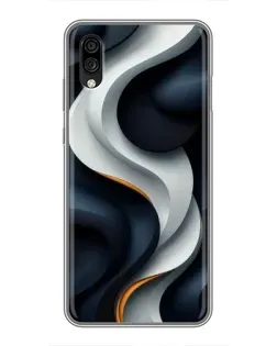 Чехол для ZTE Blade A5 (2020) с картинкой «Объемные черно-белые ленты» Чехол для ZTE Blade A5 (2020) с картинкой «Объемные черно-белые ленты»