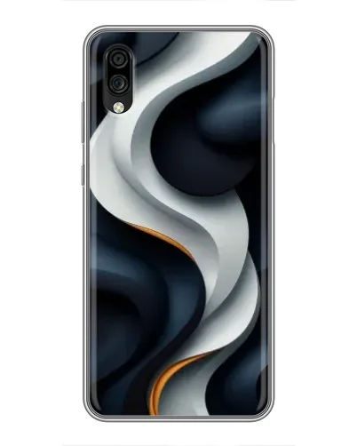 Чехол для ZTE Blade A5 (2020) с картинкой «Объемные черно-белые ленты» Чехол для ZTE Blade A5 (2020) с картинкой «Объемные черно-белые ленты»