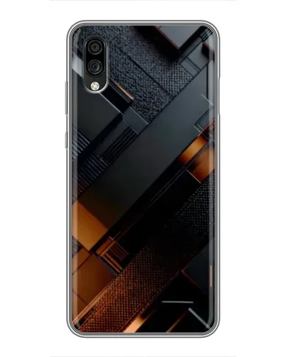Чехол для ZTE Blade A5 (2020) с картинкой «Черные геометрические блоки» Чехол для ZTE Blade A5 (2020) с картинкой «Черные геометрические блоки»