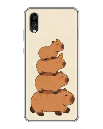 Чехол для ZTE Blade A5 (2020) с картинкой «Башня из капибар»