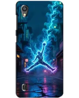 Чехол для ZTE Blade A5 с картинкой «Jordan Gold Jumpman»