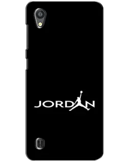 Чехол для ZTE Blade A5 с картинкой «Jordan White Logo»
