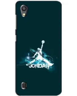 Чехол для ZTE Blade A5 с картинкой «Jordan Blue Fire»