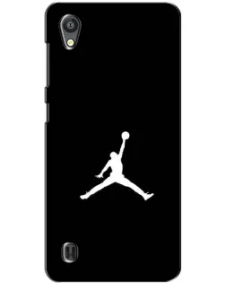 Чехол для ZTE Blade A5 с картинкой «Jordan Silhouette»