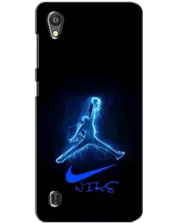Чехол для ZTE Blade A5 с картинкой «Jordan Neon Blue»