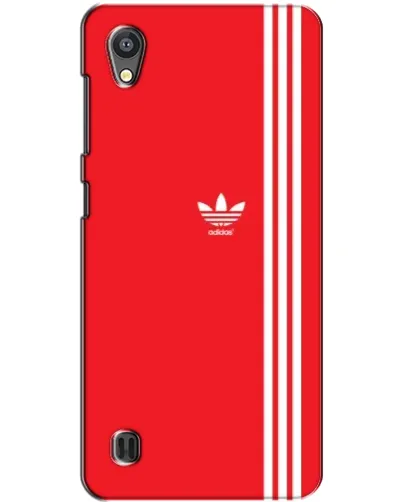 Чехол для ZTE Blade A5 с картинкой «Красный минимализм Adidas»