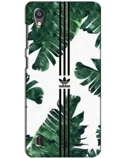 Чехол для ZTE Blade A5 с картинкой «Пальмовые листья адидас»