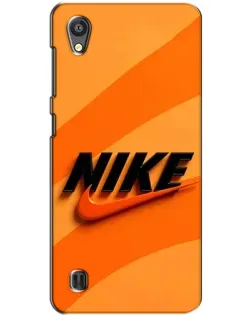 Чехол для ZTE Blade A5 с картинкой «Оранжевый драйв Nike»