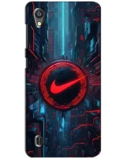 Чехол для ZTE Blade A5 с картинкой «Техногенный стиль Nike»